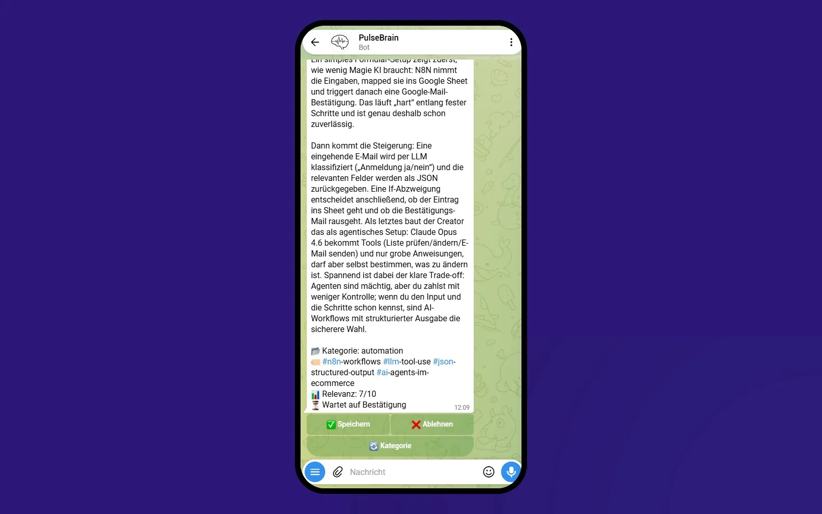 PulseBrain, Screenshot