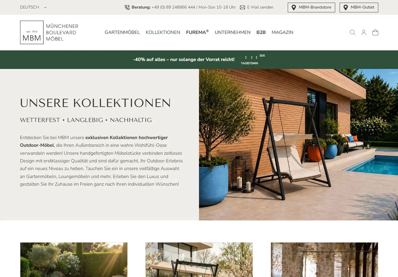 Übersicht aller Kollektionen.
